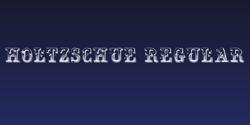 Holtzschue Regular Social Header