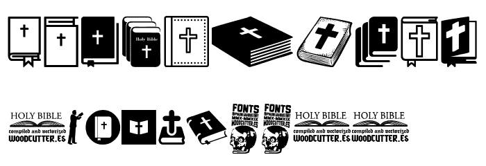 Holy Bible Font OTHER CHARS