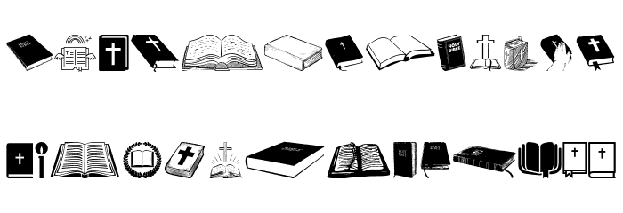 Holy Bible Font LOWERCASE