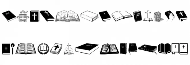 Holy Bible Caratteri MINUSCOLO