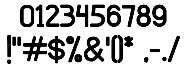 Holy Bold Font OTHER CHARS