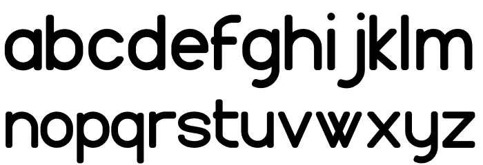 Holy Bold Font LOWERCASE