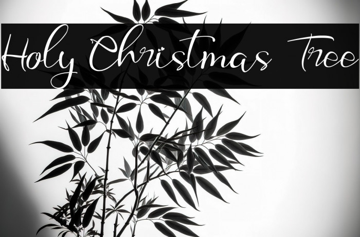 Holy Christmas Tree Example 3