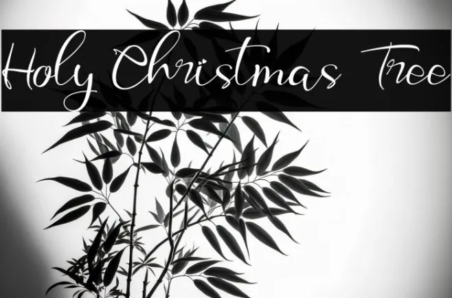 Holy Christmas Tree Example 3