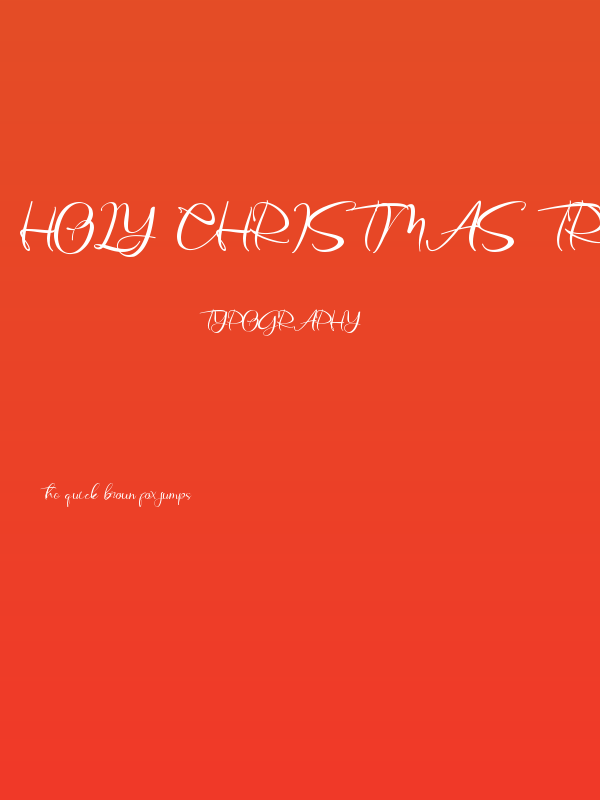 Holy Christmas Tree Poster