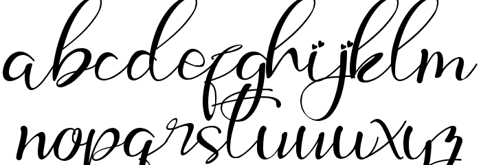Holy Christmas Tree Font LOWERCASE