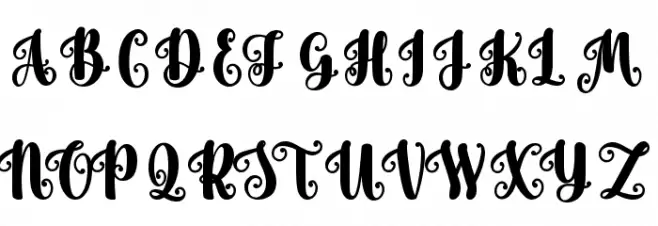 Holy Christmas Font UPPERCASE
