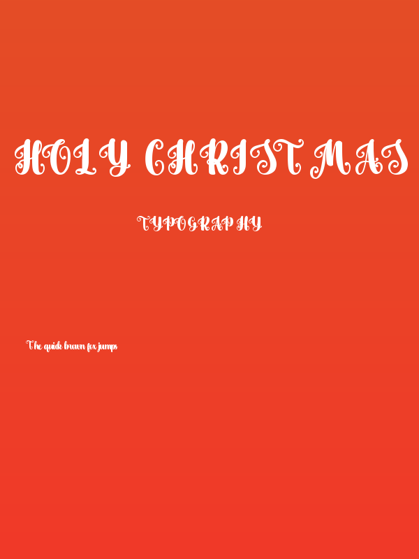 Holy Christmas Poster