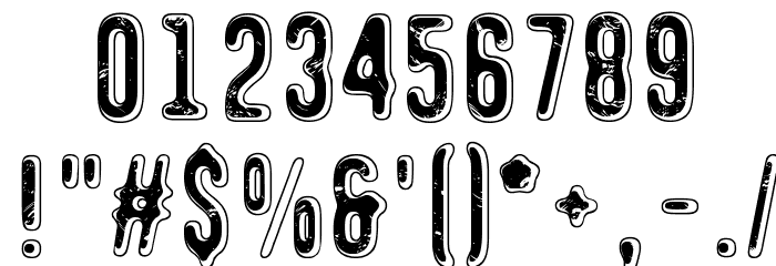 Holy Cow Font OTHER CHARS