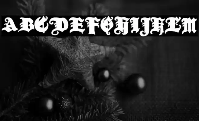 Holy Diver Font examples