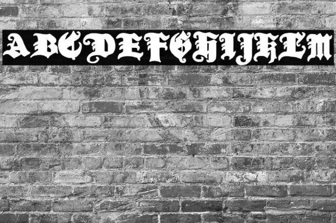 Holy Diver Font examples