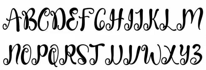 Holy Easter Demo Caratteri MAIUSCOLE