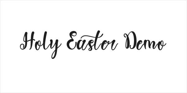 Holy Easter Demo Logo