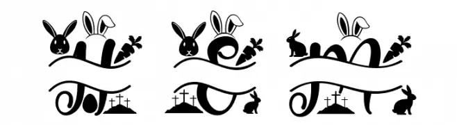 Holy Easter Monogram フォント