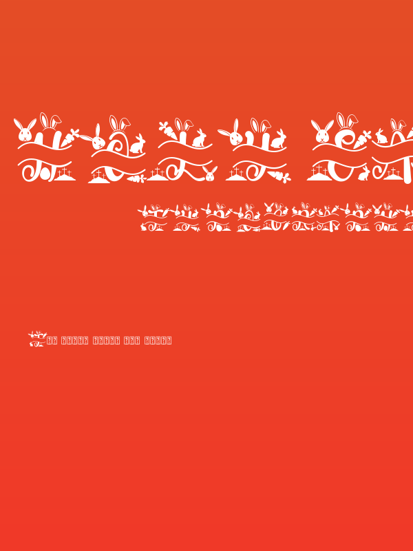 Holy Easter Monogram Poster