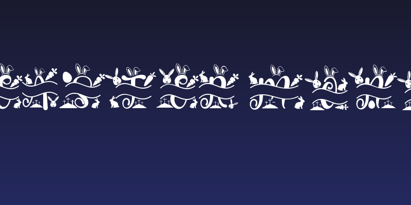 Holy Easter Monogram Social Header