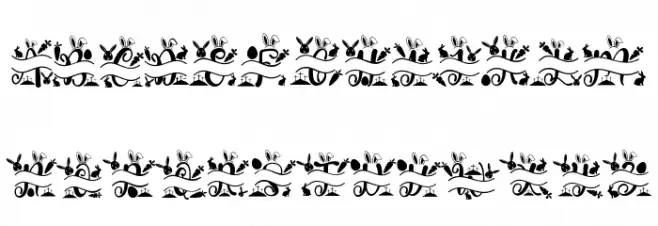 Holy Easter Monogram フォント 小文字