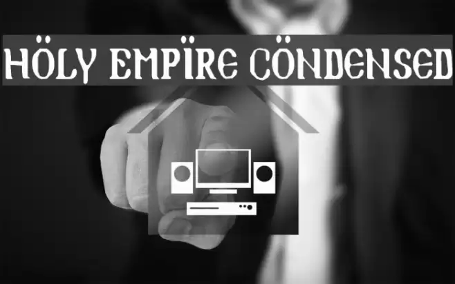 Holy Empire Condensed Font examples