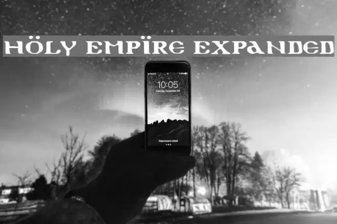 Holy Empire Expanded フォント examples