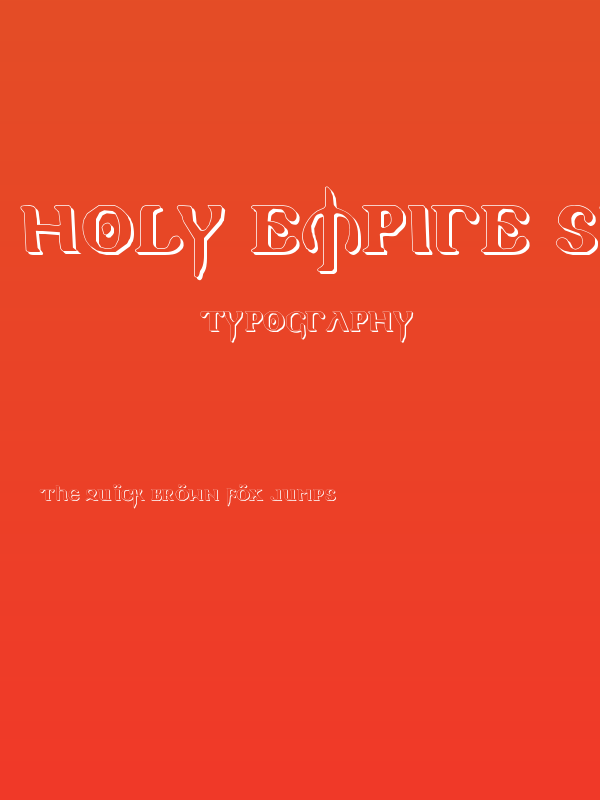 Holy Empire Shadow Poster