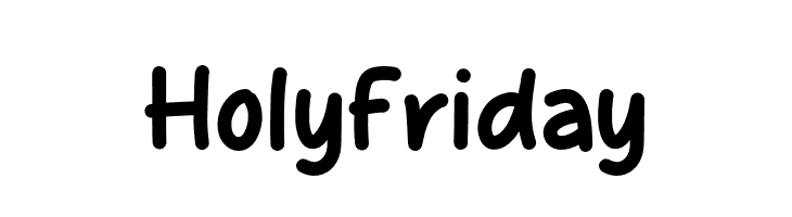 Holy Friday  Frei Schriftart Herunterladen