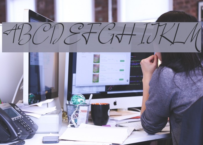 Holy Lonto Font examples