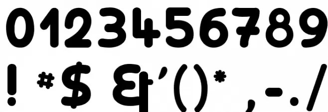 Holy Moly light Font OTHER CHARS