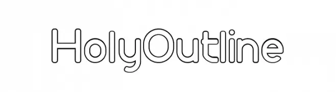 Holy Outline  Frei Schriftart Herunterladen