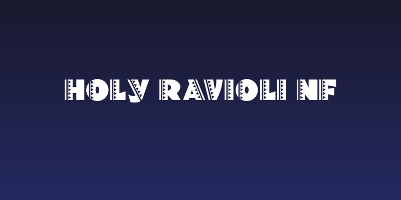 Holy Ravioli NF Social Header