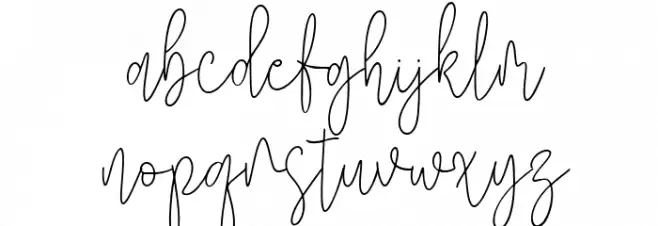 Holy Saghne Caratteri MINUSCOLO