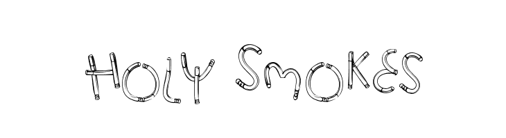 Holy Smokes Font