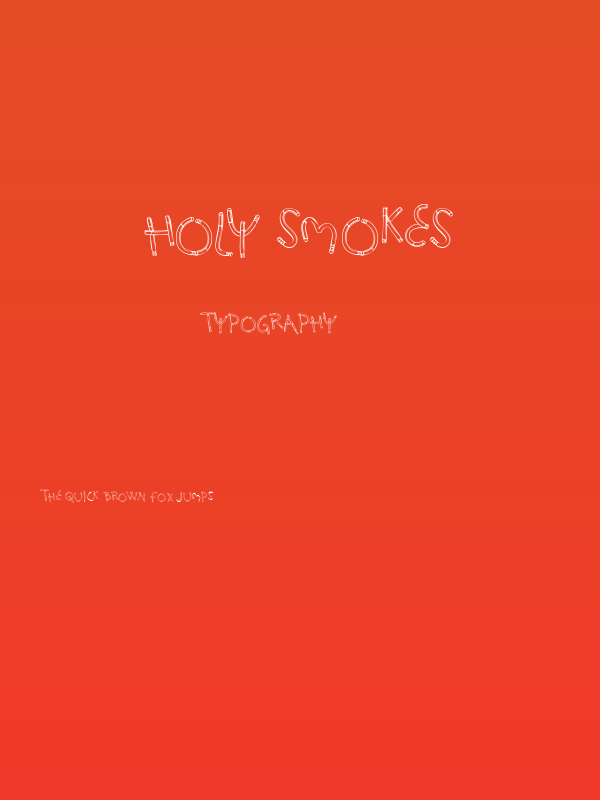 Holy Smokes Poster