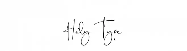 Holy Type  Fuentes Gratis Descargar