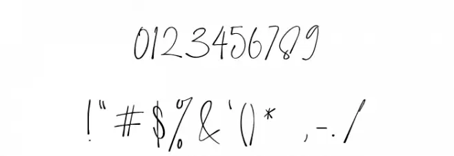 Holy Type Font OTHER CHARS