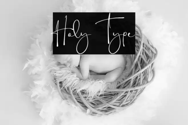 Holy Type Font examples