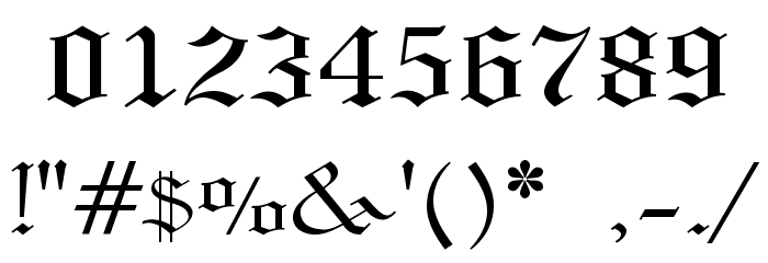Holy Union Font OTHER CHARS