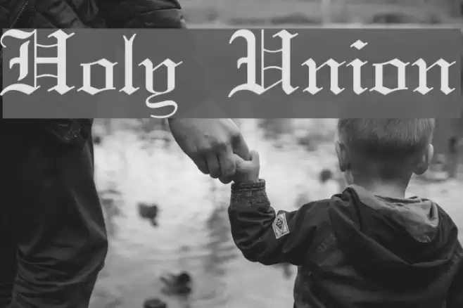 Holy Union Font examples