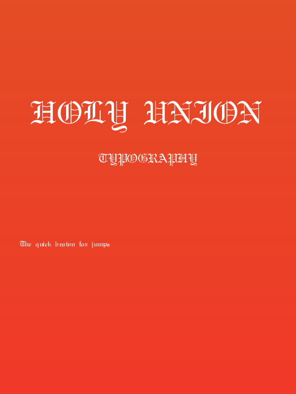 Holy Union Poster