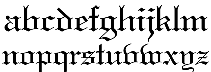 Holy Union Font LOWERCASE