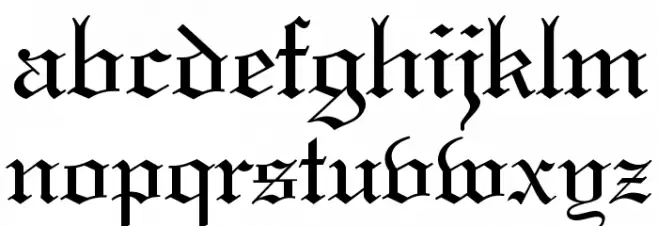 Holy Union Font Litere mici