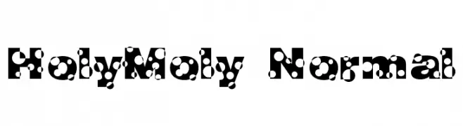 HolyMoly Normal  フリーフォントのダウンロード