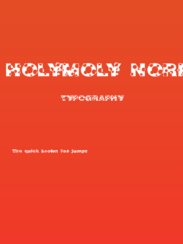 HolyMoly Normal Poster