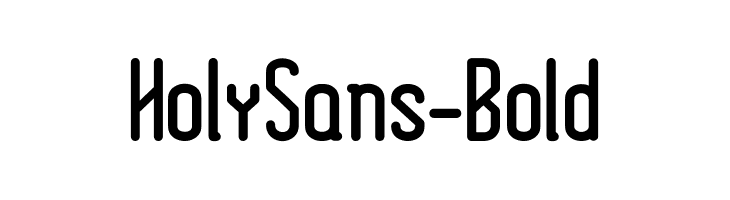 HolySans-Bold  font caratteri gratis