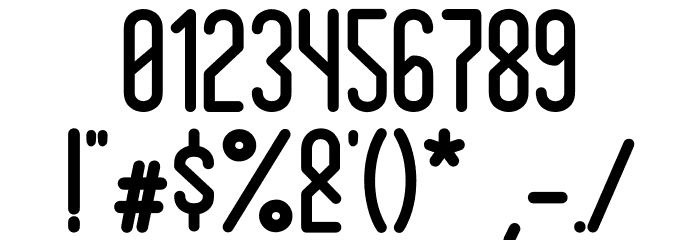 HolySans-Bold Font OTHER CHARS