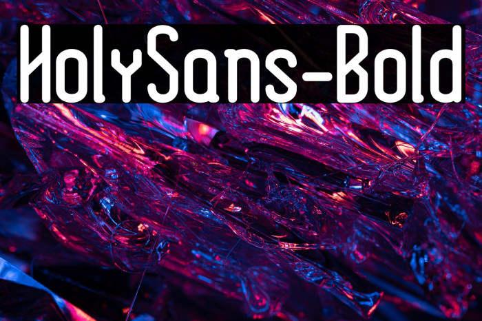HolySans-Bold Example 1