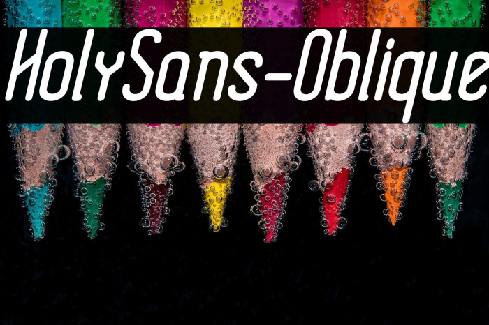 HolySans-Oblique Example 1