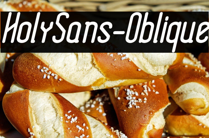 HolySans-Oblique Example 2