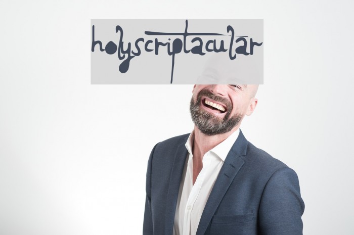 HolyScriptacular Font examples