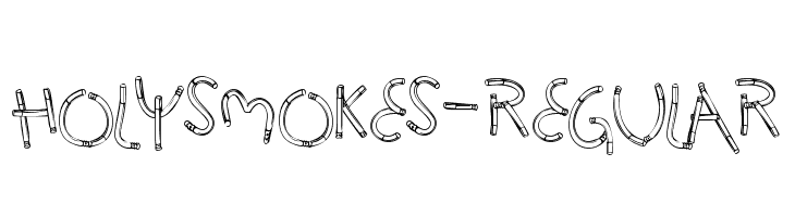 HolySmokes-Regular Font