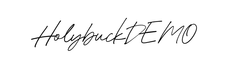 HolybuckDEMO  नि: शुल्क फ़ॉन्ट्स डाउनलोड